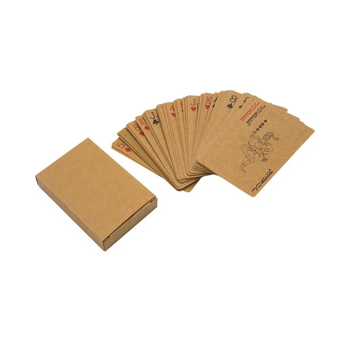Karty do gry Jack, brązowy – Gift Design