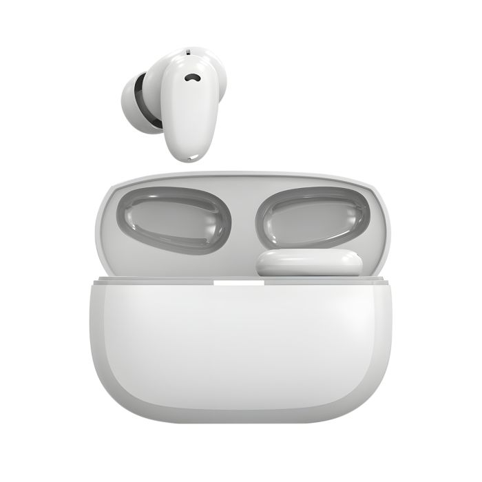 Słuchawki Bluetooth ANC-ENC Dixon, biały – Gift Design
