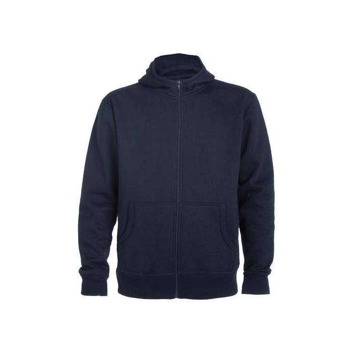 Montblanc bluza unisex z kapturem z suwakiem na całej długości 280 g-m²-Granatowy – Gift Design