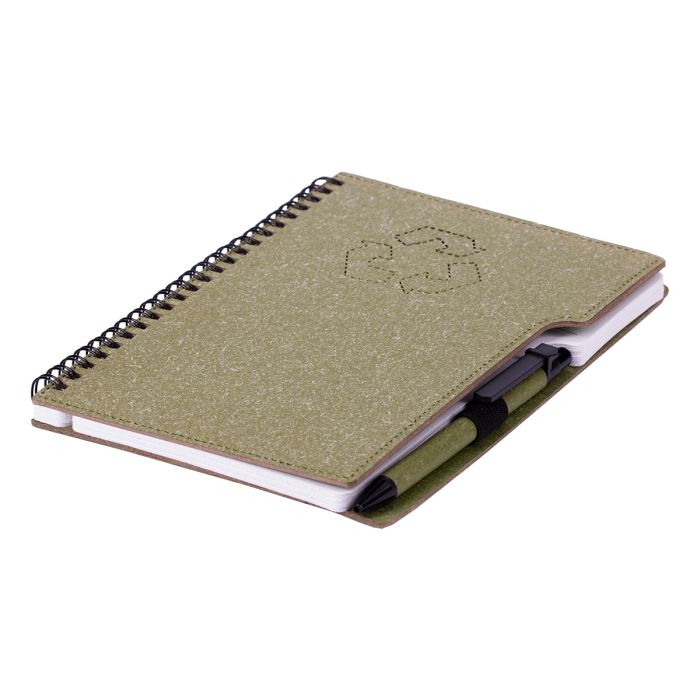 Notatnik Telde A5, zielony – Gift Design