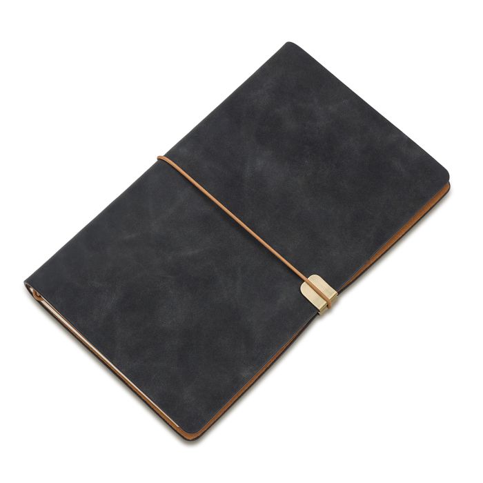 Notes w stylu retro Viaje, czarny – Gift Design