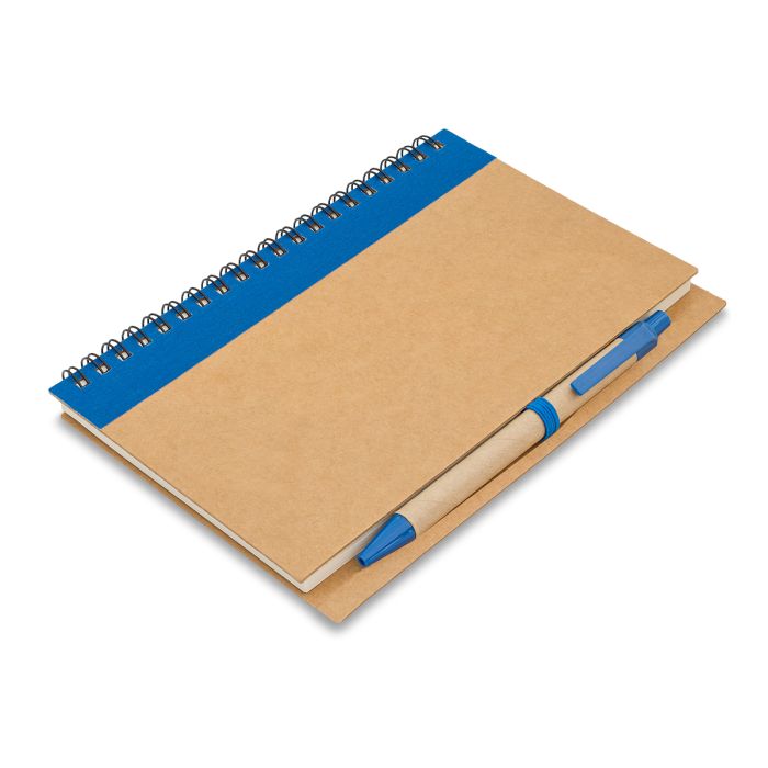 Notes z długopisem Dalvik, niebieski – Gift Design