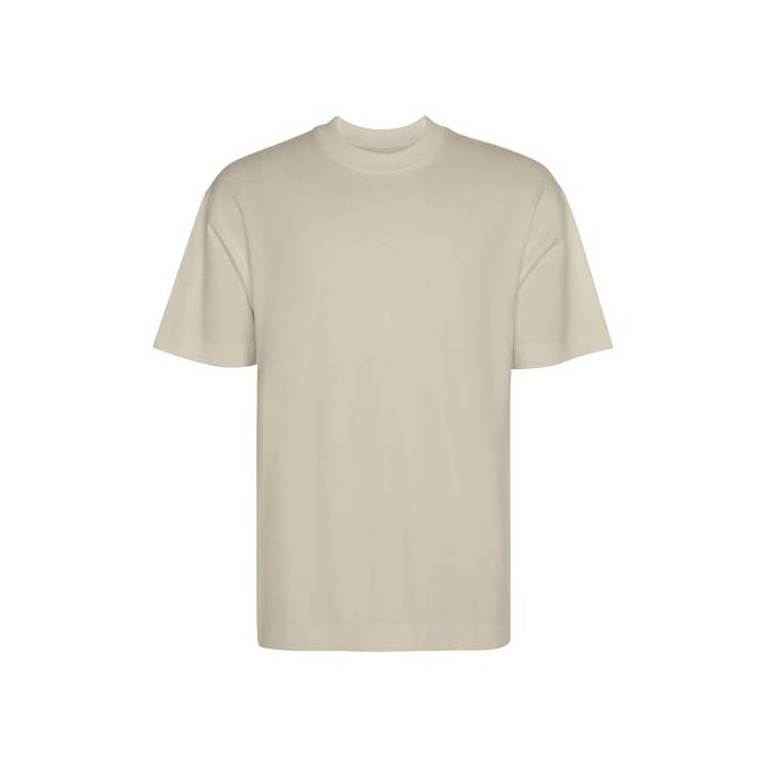 Chow - koszulka unisex z krótkim rękawem, fason oversize-Piaskowy – Gift Design