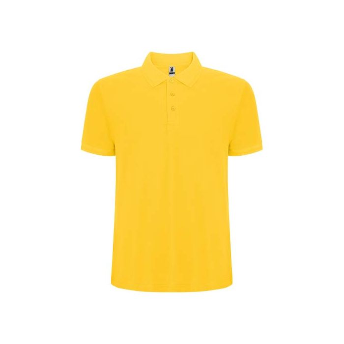 Pegaso Premium koszulka męska polo z krótkim rękawem 220 g-m²-Żółty – Gift Design