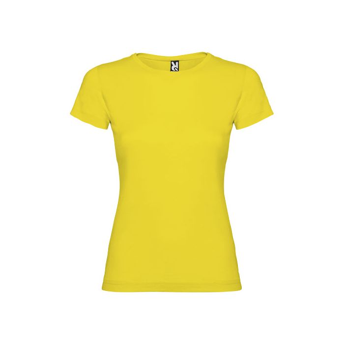 Jamaica koszulka damska z krótkim rękawem 155 g-m²-Żółty – Gift Design