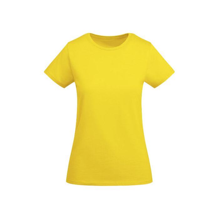Breda koszulka damska z krótkim rękawem 175 g-m²-Żółty – Gift Design
