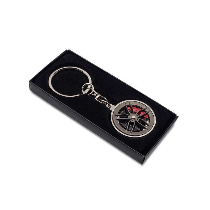 Brelok motoryzacyjny Rotor, srebrny – Gift Design