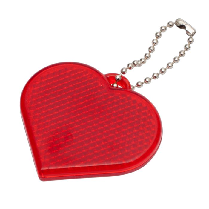 Zawieszka Heart Reflect, czerwony – Gift Design