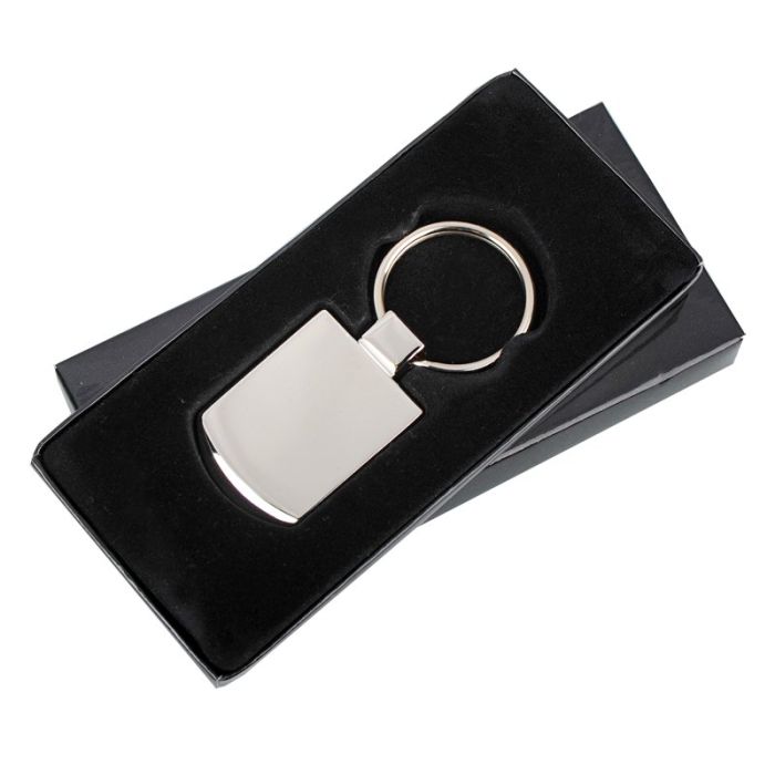 Brelok metalowy Stark, srebrny – Gift Design