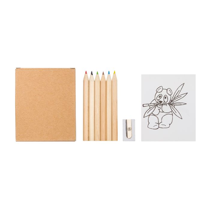 Zestaw do kolorowania Artistes, beżowy – Gift Design