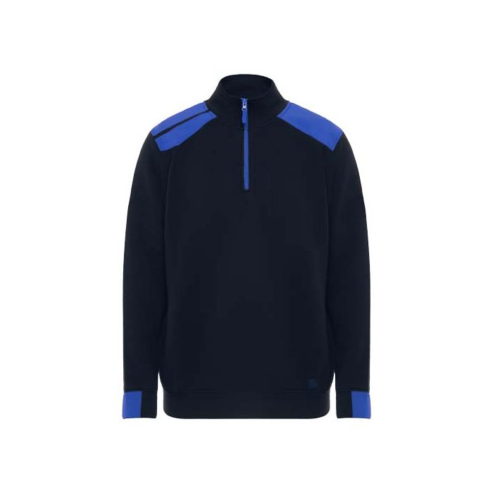 Maverick 280 g-m2 męski sweter z zamkiem błyskawicznym do połowy długości-Granatowy – Gift Design