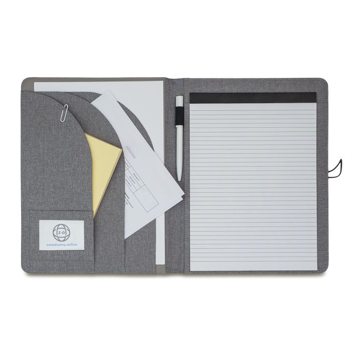 Teczka A4 z RPET Crawley, szary – Gift Design