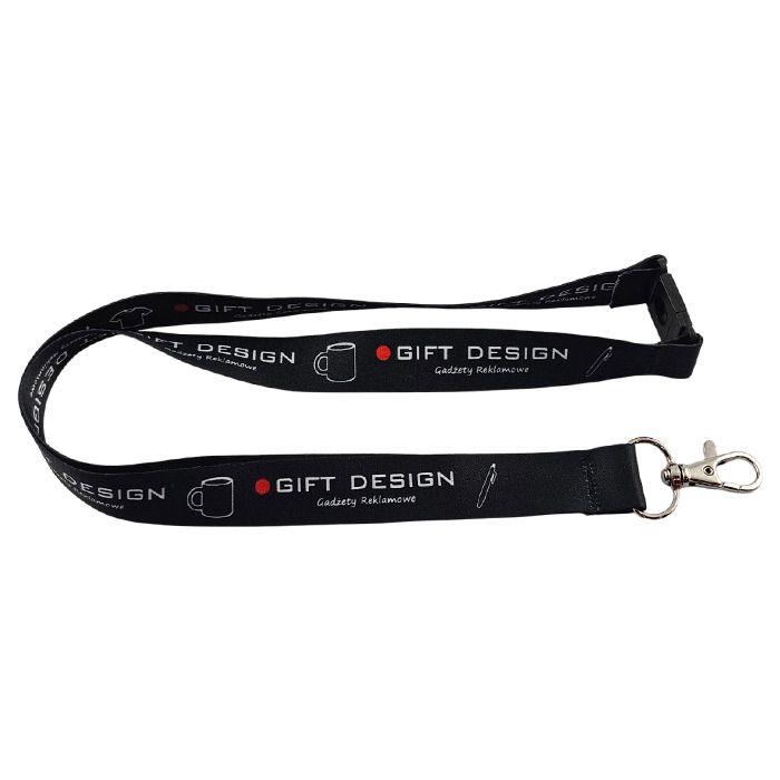 Smycz sublimacyjna 20 mm z bezpiecznikiem – Gift Design
