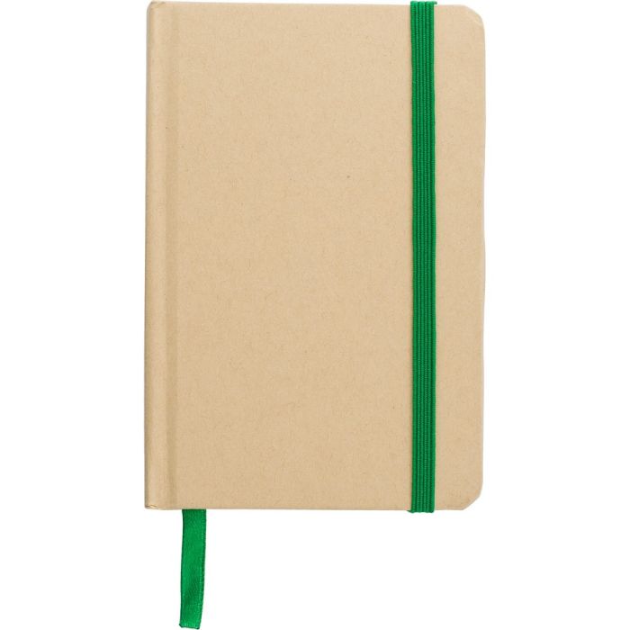 Notatnik A6 z papieru kraftowego z recyklingu, twarda okładka – Gift Design