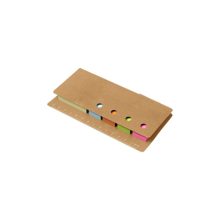 Zestaw do notatek, linijka, karteczki samoprzylepne, długopis – Gift Design