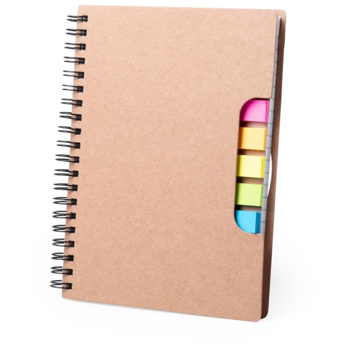 Zestaw do notatek, notatnik ok. A5, karteczki samoprzylepne – Gift Design