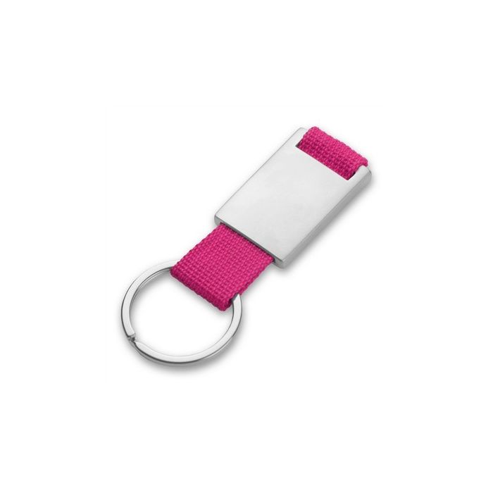 Brelok do kluczy z metalową plakietką – Gift Design