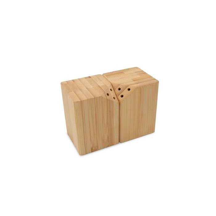 Bambusowy zestaw do soli i pieprzu | Alfred – Gift Design