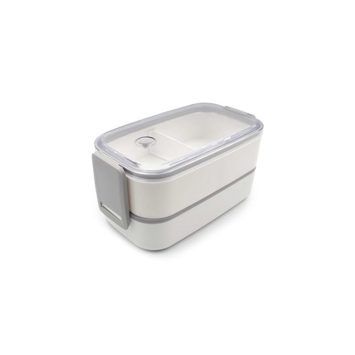 Pudełka śniadaniowe 2 szt., 2x700 ml, sztućce | Cash – Gift Design