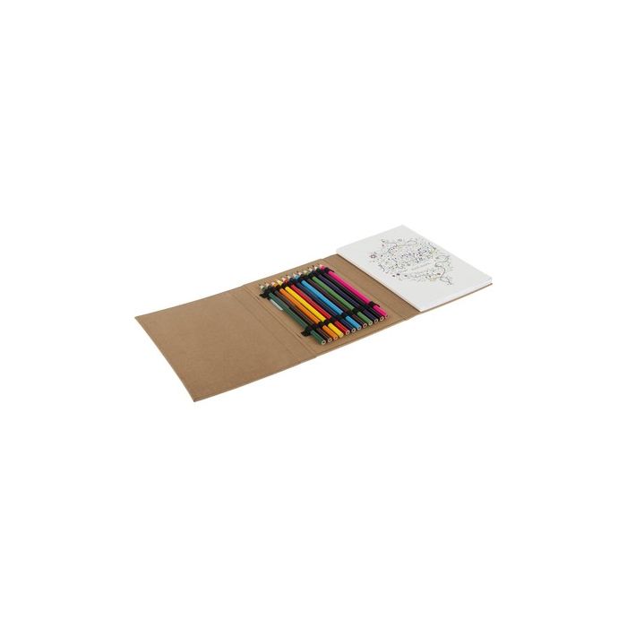 Kolorowanka dla dorosłych, kredki – Gift Design