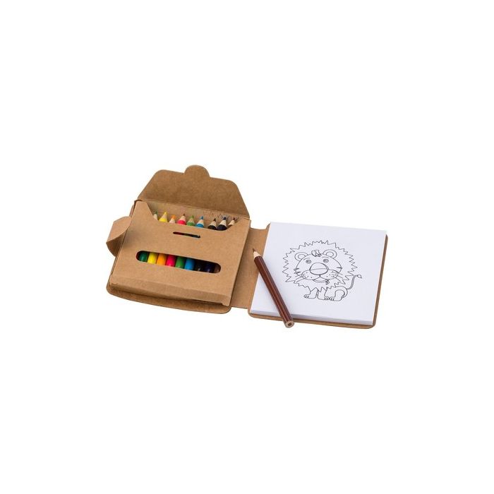 Zestaw do kolorowania, kredki – Gift Design