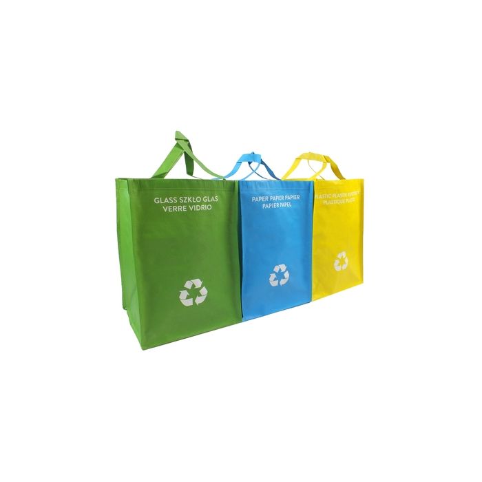 Torby do segregacji, 3 szt. | Justin – Gift Design