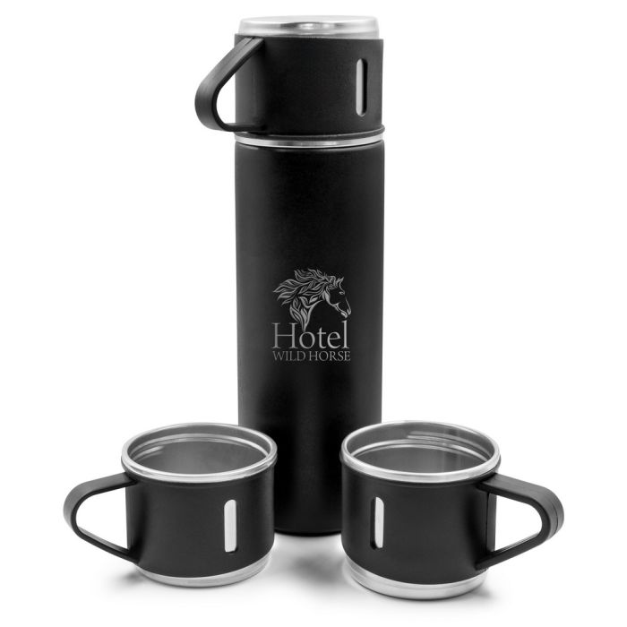 Termos 420 ml i 3 kubki 150 ml | Quavean – Gift Design