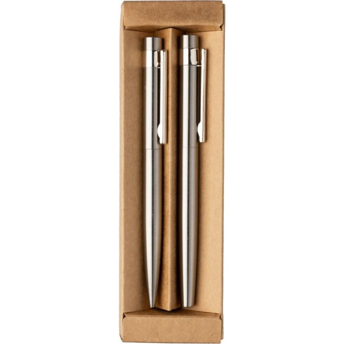 Zestaw piśmienniczy, długopis i pióro kulkowe – Gift Design