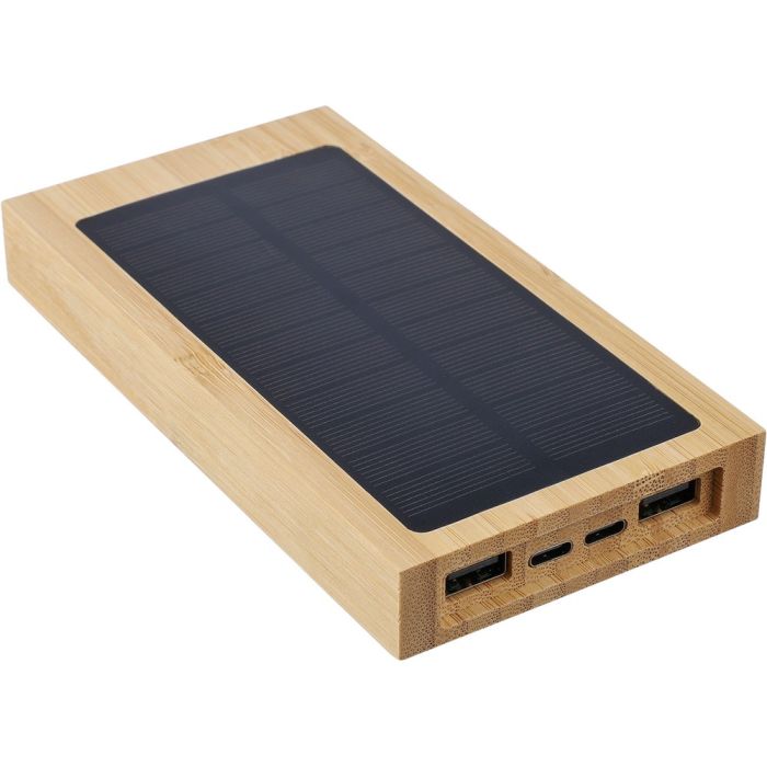 Power bank 10000 mAh z ładowarką słoneczną – Gift Design