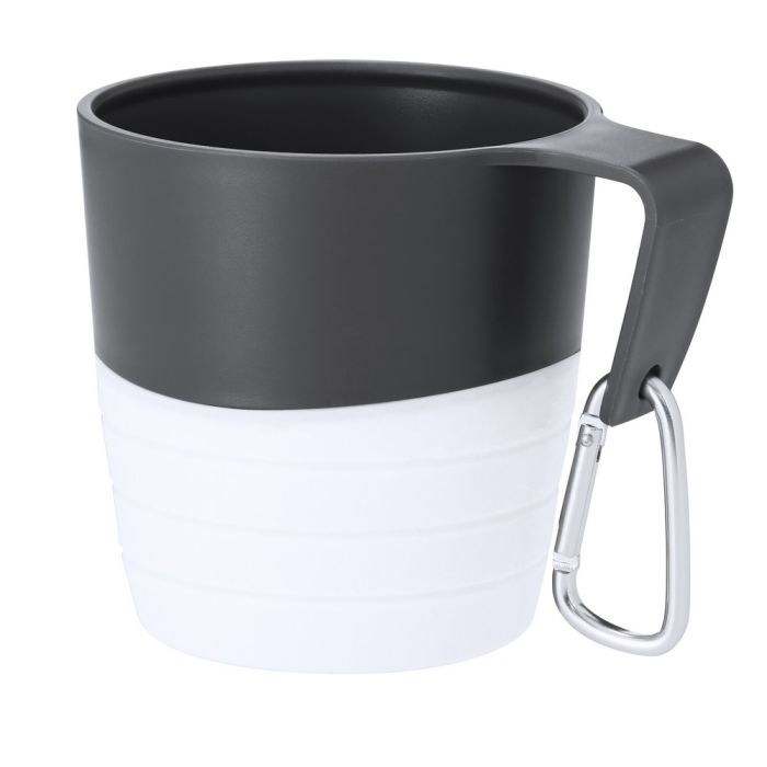 Składany kubek podróżny 340 ml z karabińczykiem – Gift Design