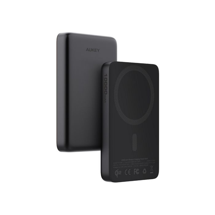 Magnetyczny, bezprzewodowy power bank 10000 mAh Aukey – Gift Design