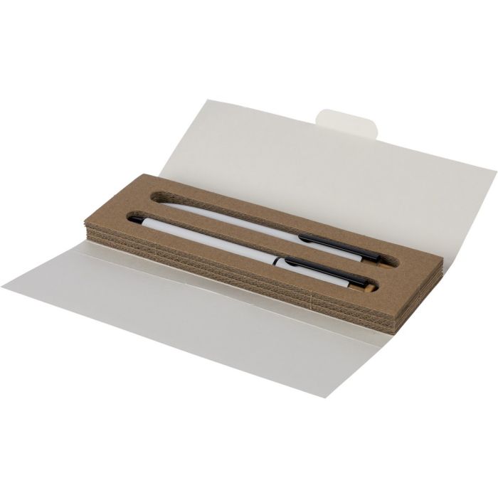 Zestaw piśmienniczy, długopis i pióro kulkowe – Gift Design