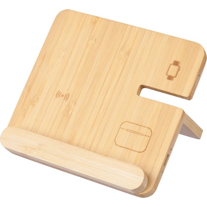 Ładowarka bezprzewodowa, stojak na telefon 3 w 1 – Gift Design