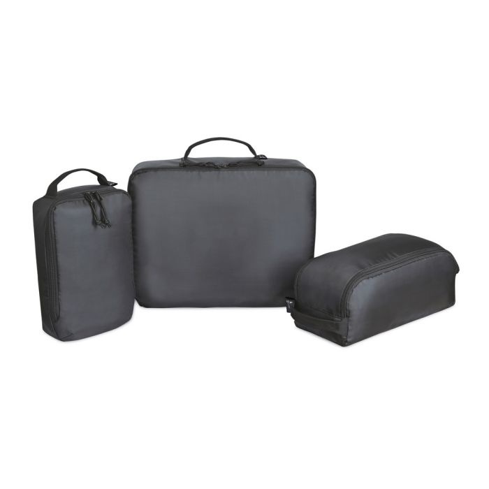 Zestaw organizerów podróżnych 3 el. Renew AWARE™ RPET – Gift Design