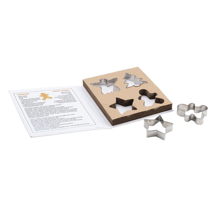 Foremki do ciasteczek Cookie, biały – Gift Design