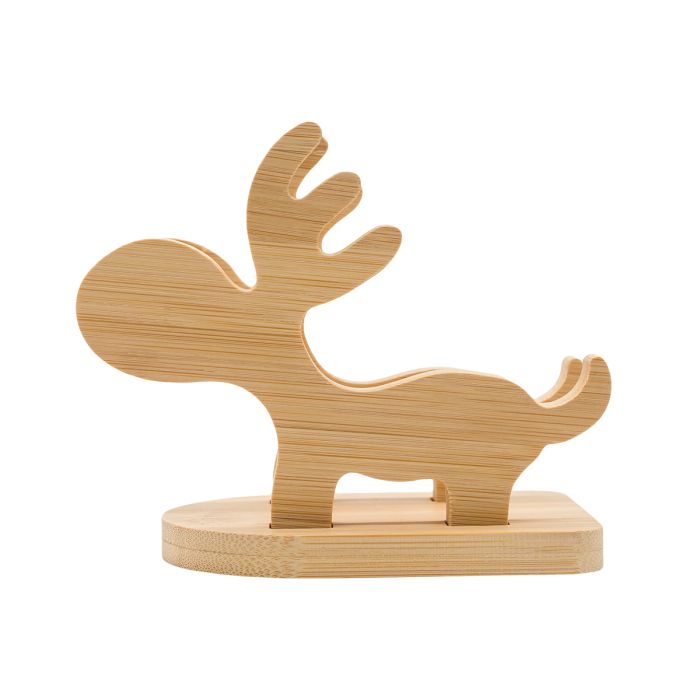 Stojak na telefon Rudolph, beżowy – Gift Design