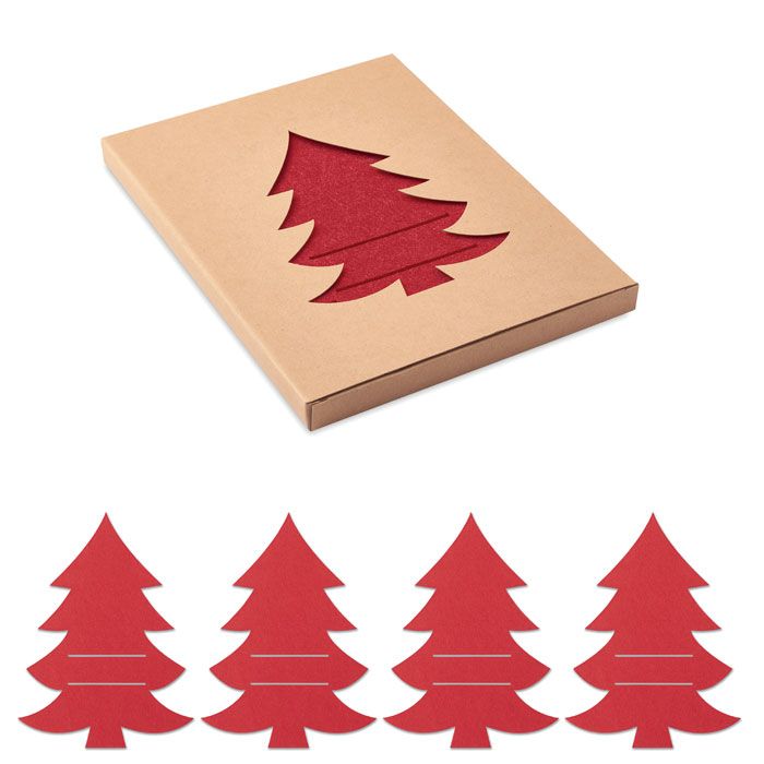 Uchwyty na sztućce, filc RPET – Gift Design