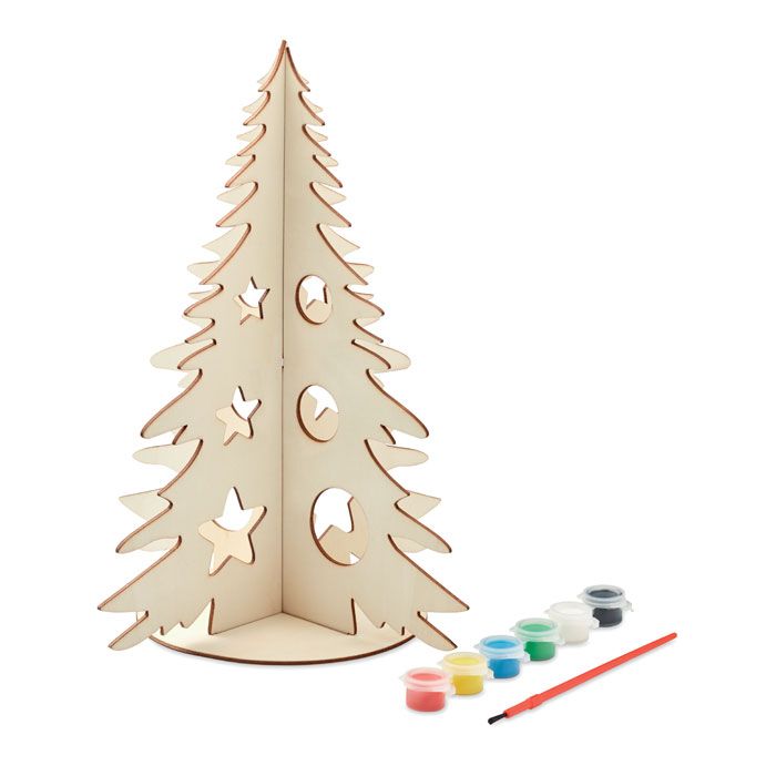 Drewniana choinka DIY – Gift Design