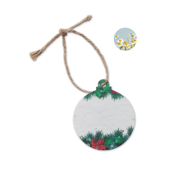 Ozdoba świąteczna z nasionami – Gift Design
