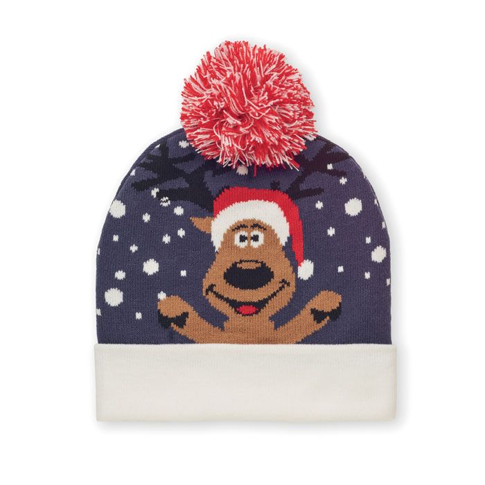 Świąteczna czapka z dzianiny – Gift Design