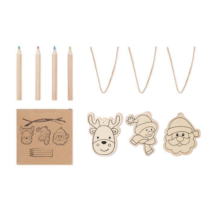 Drewniane ozdoby do rysowania – Gift Design