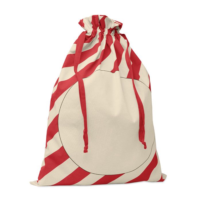 Duża bawełniana torba Mikołaja – Gift Design