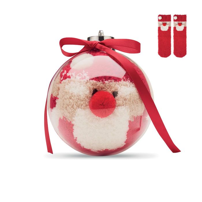 Skarpetki Św Mikołaja w bombce – Gift Design