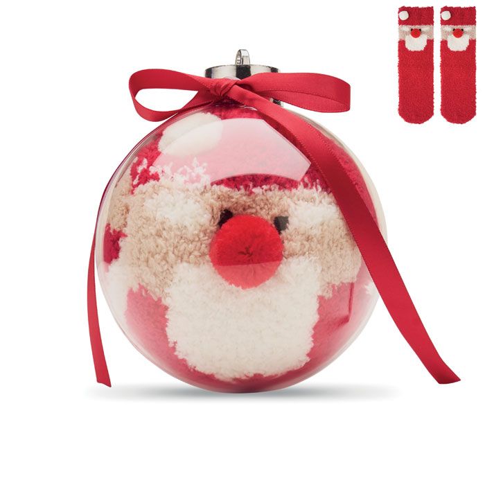 Skarpetki Św Mikołaja w bombce – Gift Design