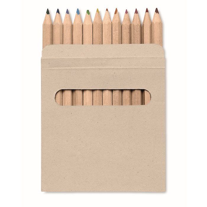 Komplet 12 kredek w pudełku – Gift Design