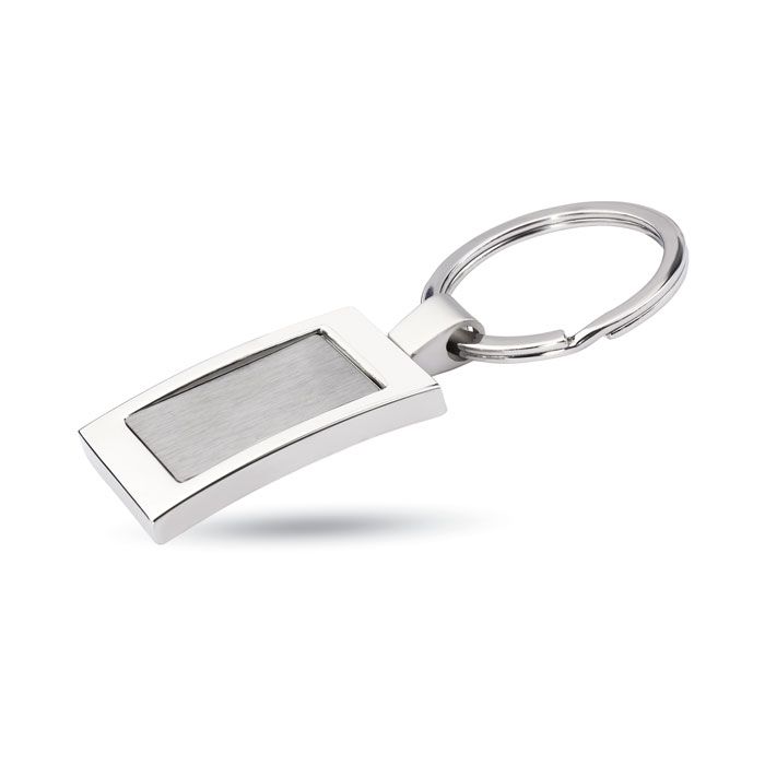 Prostokątny brelok, stop cynku – Gift Design