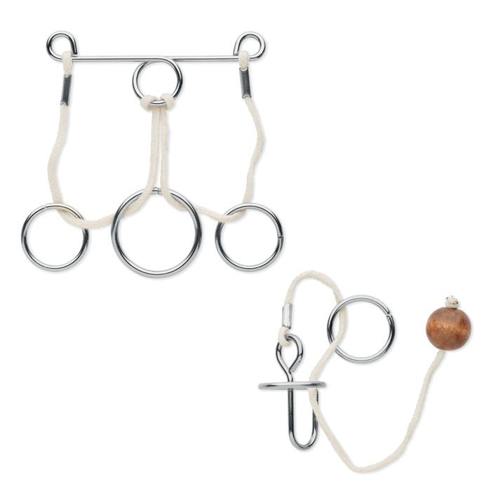 2 metalowe łamigłówki – Gift Design