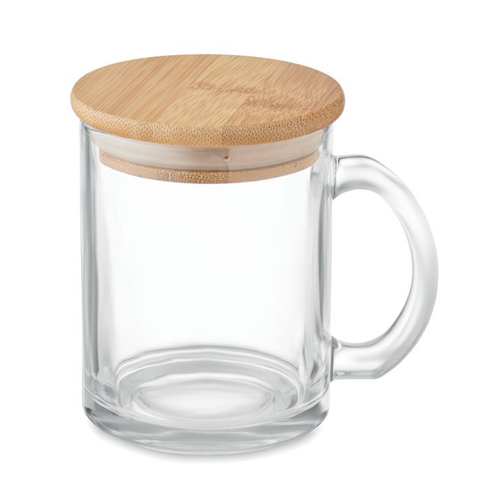 Szklany kubek 300 ml recykling – Gift Design