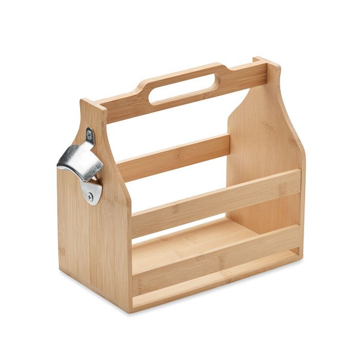 Skrzynka na 6 piw z bambusa – Gift Design