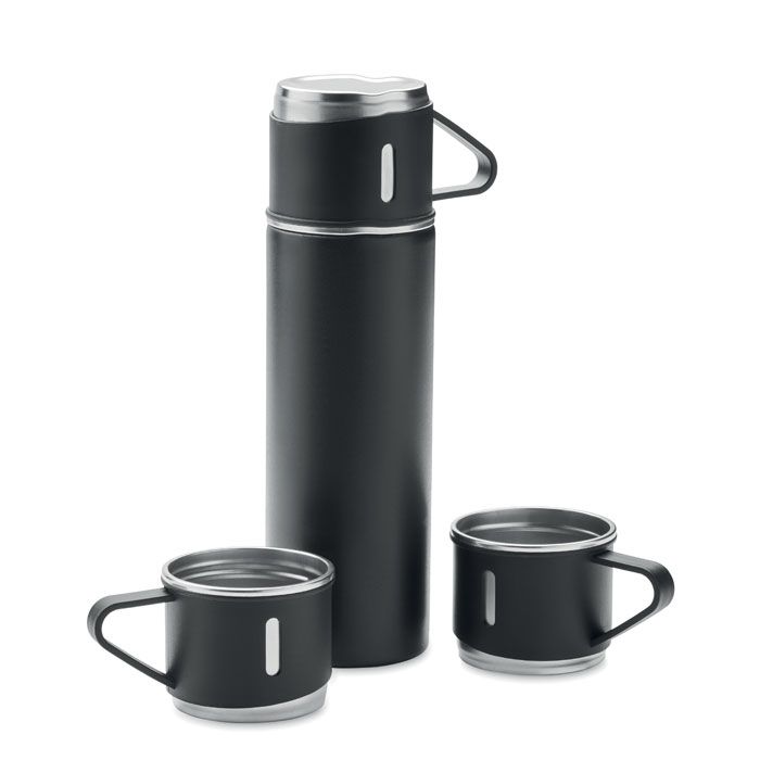 Butelka+kubki z podw. ścianką – Gift Design